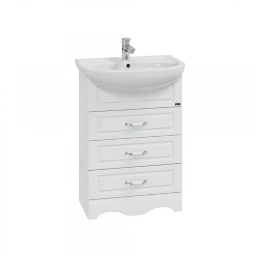 Тумба под раковину СанТа Верона 700116 60х30 напольная цвет белый