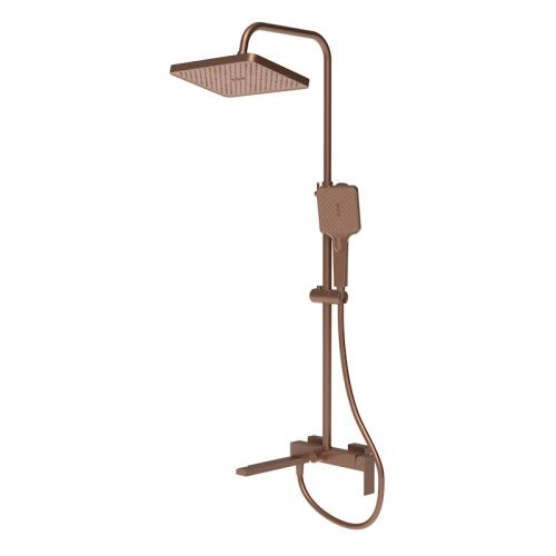Душевая стойка Knotlor KN-23/RB настенная цвет бронза