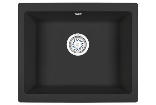 Кухонная мойка Granula 5551, ТУРМАЛИН 55х45 цвет черный поверхность матовая