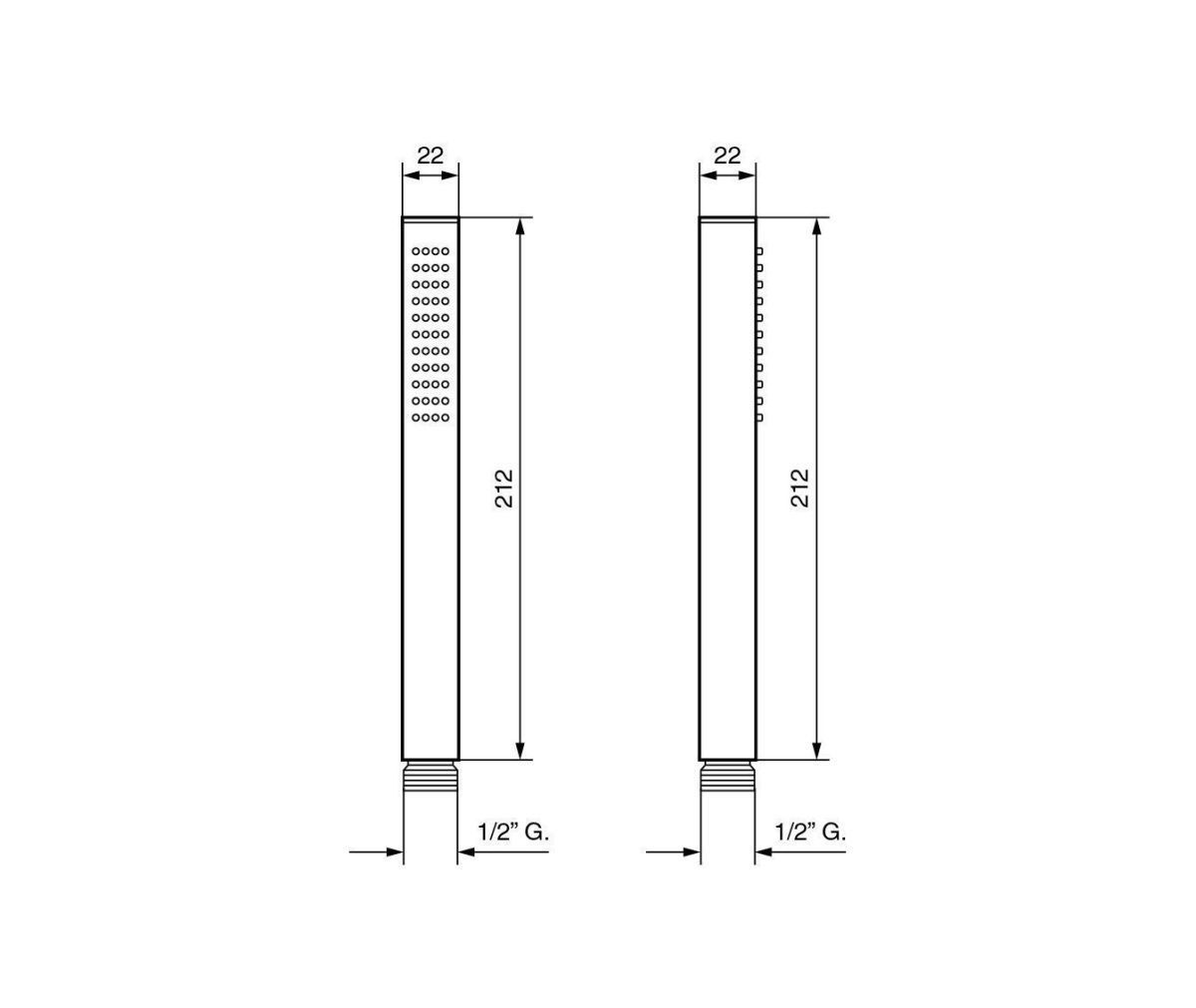 Душевая лейка Emmevi C02445/OR цвет золото - фото 2