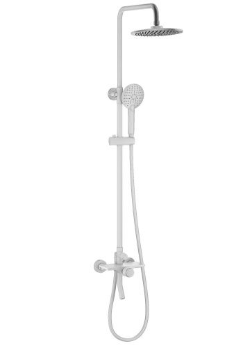 Душевая стойка Wonzon & Woghand Click WW-N3S962-MW настенная цвет белый