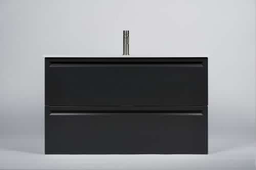 Тумба с раковиной Inda Piccadilly INDA Piccadilly 80MG Kona 80х50 подвесная цвет черный