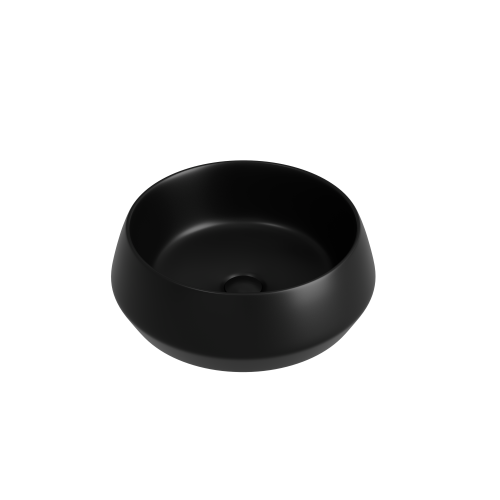 Раковина из сантехнического фарфора Ceramica Nova MAYA CN12004MB 40х40 накладная цвет черный без отверстий под смеситель