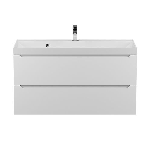 Тумба под раковину Uperwood Tanos 291020246 100х50 подвесная цвет белый