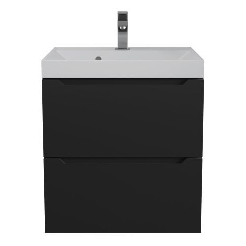 Тумба под раковину Uperwood Tanos 2930205148 50х30 подвесная цвет черный