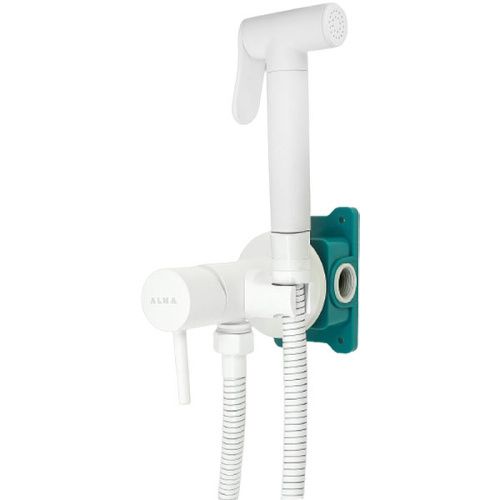 Гигиенический душ со смесителем ALMAes Benito AL-859-06 белый