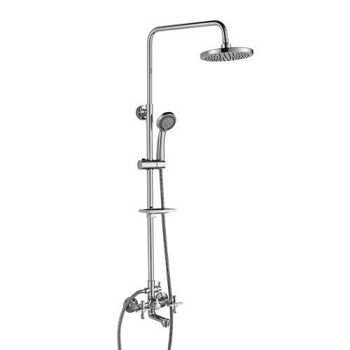 Душевая стойка Rossinka RS42 RS42-46 настенная цвет хром