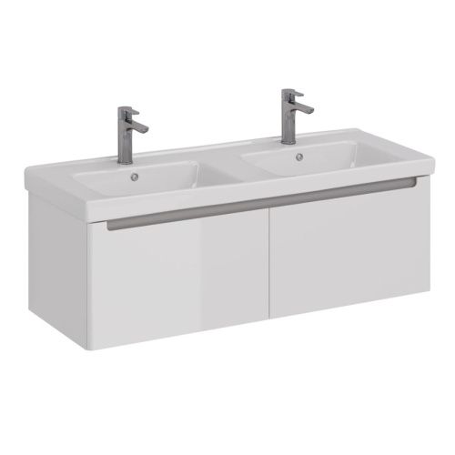 Тумба под раковину LeMark Buno mini LM05BM125T 120х40 подвесная цвет белый