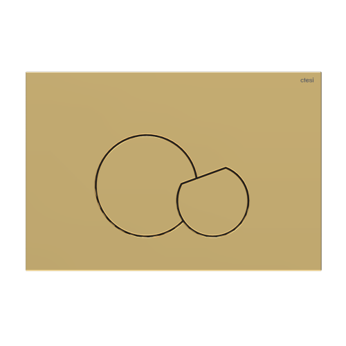 Клавиша смыва механическая Ctesi Thea PVD BK0202164 цвет золото