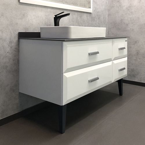 Тумба с раковиной Comforty Империя 00-00013788CF 120х50 напольная цвет белый