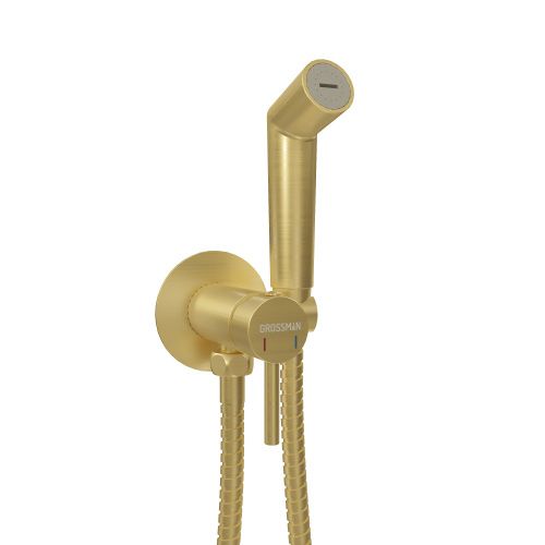 Гигиенический душ со смесителем Grossman Solis 502.K35.07.320 золото
