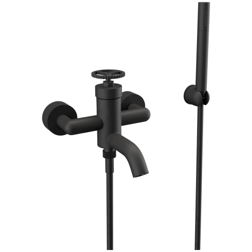 Смеситель для ванны Remer Chrono CH02NO настенный черный