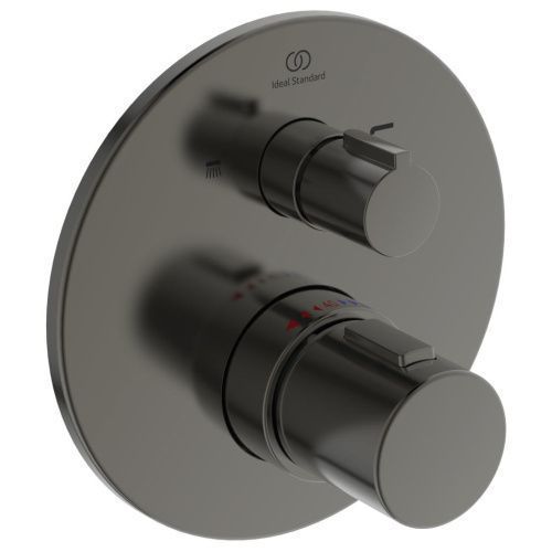 Смеситель для ванны Ideal Standard Ceratherm T100 A5814A5 встраиваемый в стену серый