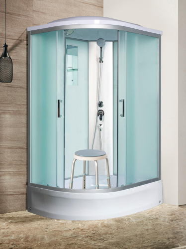 Душевая кабина River DESNA 10000002557 100х80 асимметричная с крышей ориентация правая