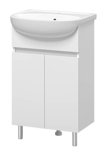 Тумба под раковину Misty Элегия Э-Эле01050-011Н 50х30 напольная цвет белый
