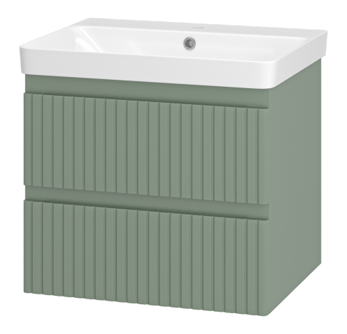 Тумба под раковину Brevita Victory VIC-09060-0802Я 60х50 подвесная цвет зеленый