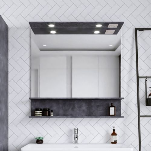 Зеркало с подсветкой Бриклаер Чили 4627125415180 90х90 подвесное