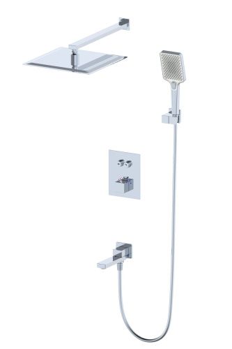 Душевая система Wonzon & Woghand WW-88929003-CR встраиваемая в стену цвет хром с термостатом