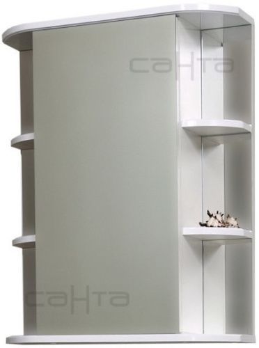 Зеркало-шкаф СанТа Герда 101017 50х70 подвесной цвет белый