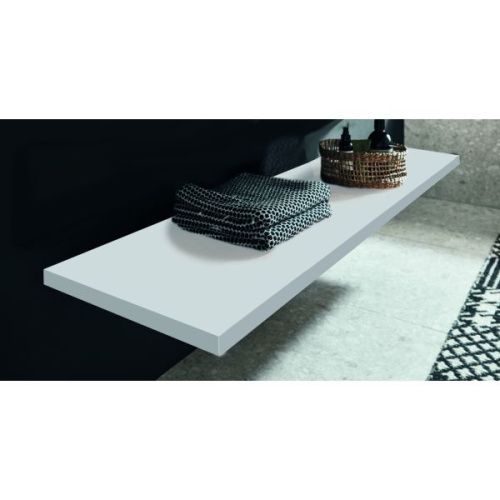 Столешница Puris Rounds AUW409228(793/111) 90х50 подвесная цвет белый