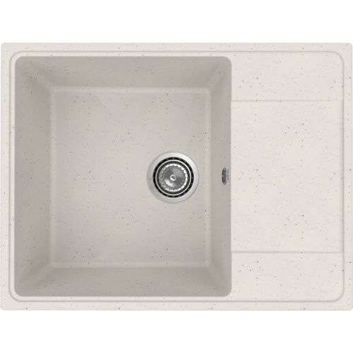 Кухонная мойка Ulgran Practik PR-M 650-001 65х50 цвет белый