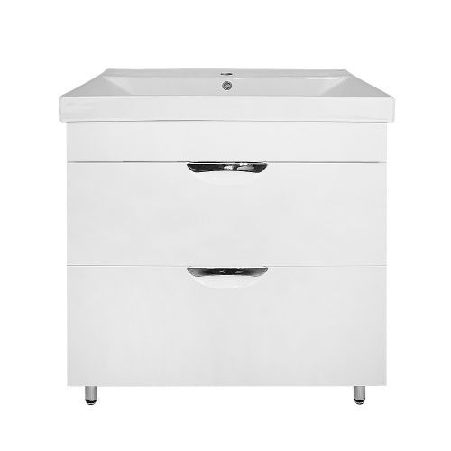 Тумба с раковиной Loranto Соло CS00091380 80х50 напольная цвет белый