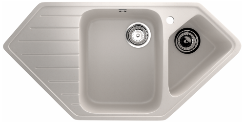 Кухонная мойка Ulgran Classic U-409-331 95х50 цвет белый