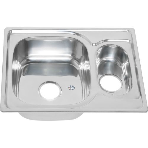 Кухонная мойка Melana 226 t (*10) 65х50 цвет хром поверхность полированная