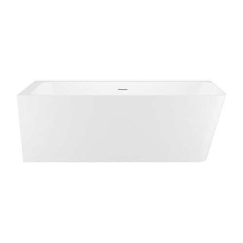 Ванна акриловая Wellsee Bromance 231604000 170х80 пристенная асимметричная с ножками