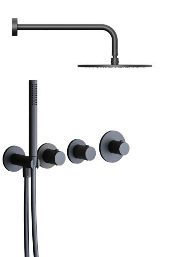 Душевая система Paffoni Modular Box KITMB000NOKING встраиваемая в стену с термостатом