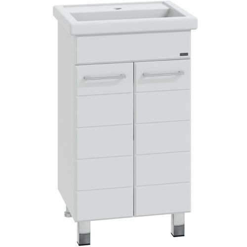 Тумба под раковину СанТа Омега 207001 50х40 подвесная цвет белый