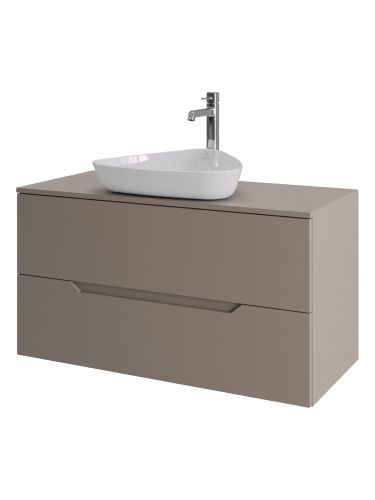 Тумба с раковиной Orange Line Li-100TuLMDF+B07-500W 100х50