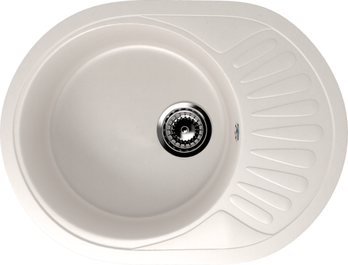 Кухонная мойка Ulgran Classic U-107m-331 55х45 цвет белый