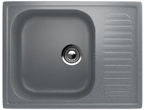 Кухонная мойка Ulgran Classic U-202-309 65х50 цвет серый