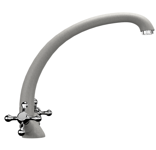 Смеситель для кухни Ulgran Classic U-013-310 на мойку серый