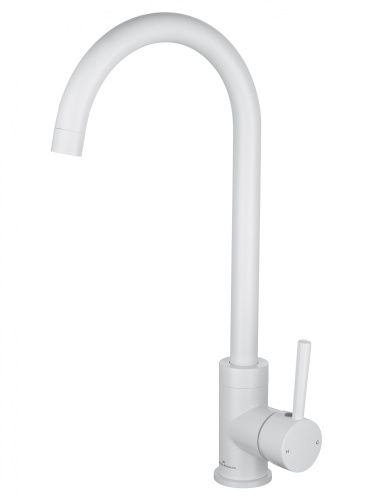 Смеситель для кухни Wonzon & Woghand WW-A21102-MW на мойку белый