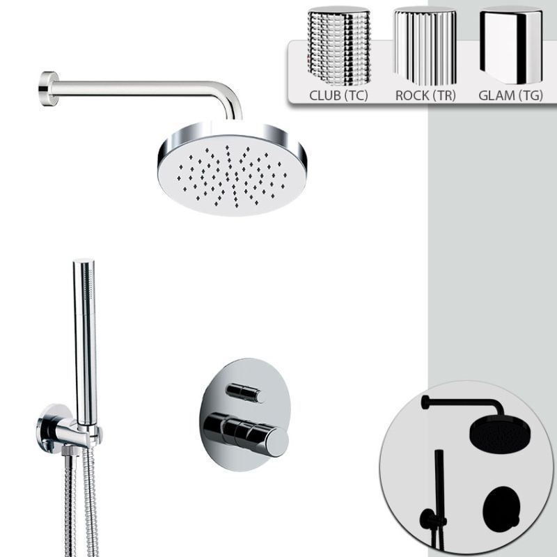 Душевая система Daniel Trilogy TR615ZL8322-CR встраиваемая в стену цвет хром