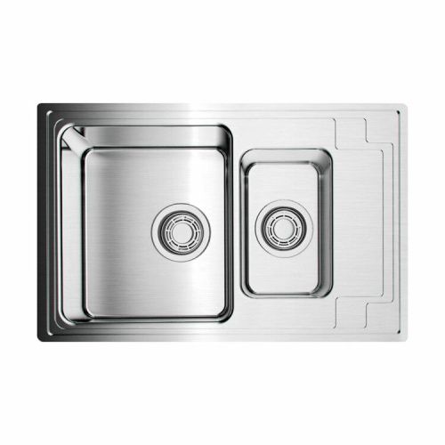 Кухонная мойка Omoikiri Mizu 4973731 80х50 цвет хром поверхность полированная