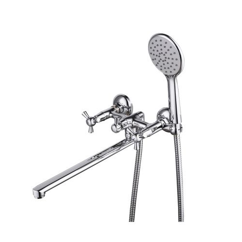 Смеситель для ванны LeMark Contour LM7451C настенный хром