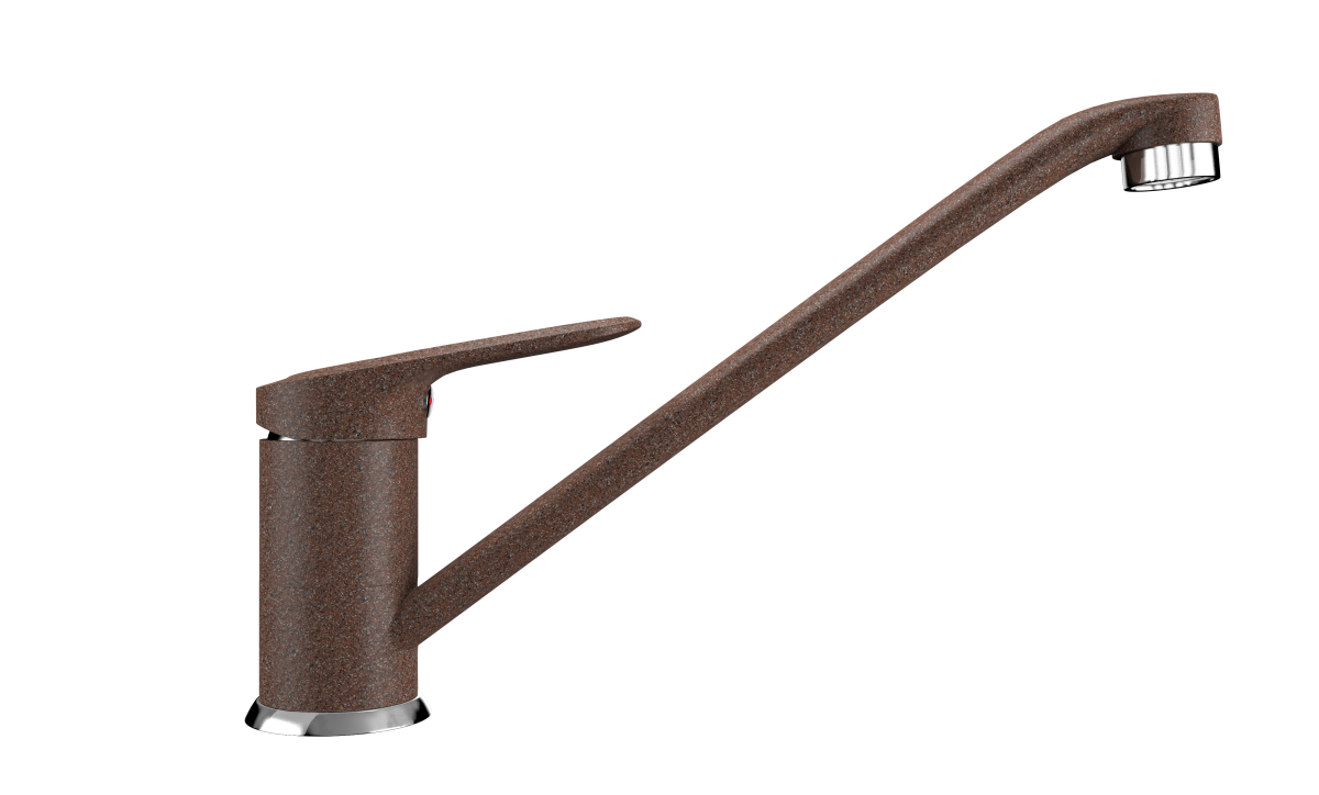 Смеситель для кухни Ulgran Classic U-004-307 на мойку оранжевый