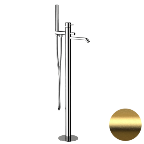 Смеситель для душа Daniel Tokyo TK678DP напольный золото