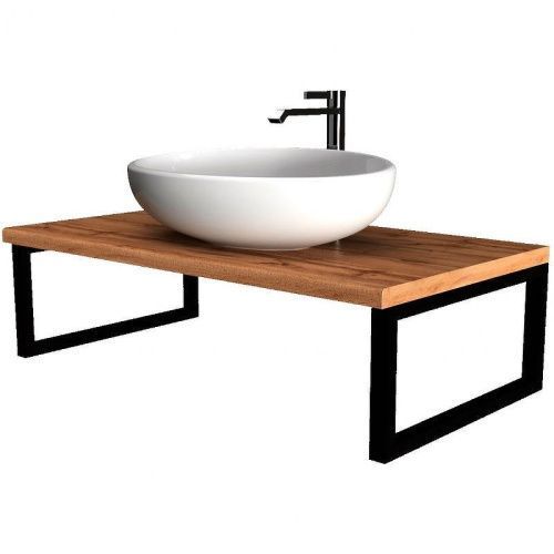 Столешница 1MarKa Grunge Loft У85831 90х50 накладная цвет коричневый