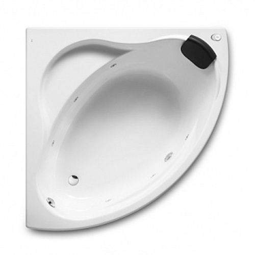 Ванна акриловая гидромассажная Roca BALI 7.2480.6.300.1 145х145 угловая четверть круга с каркасом