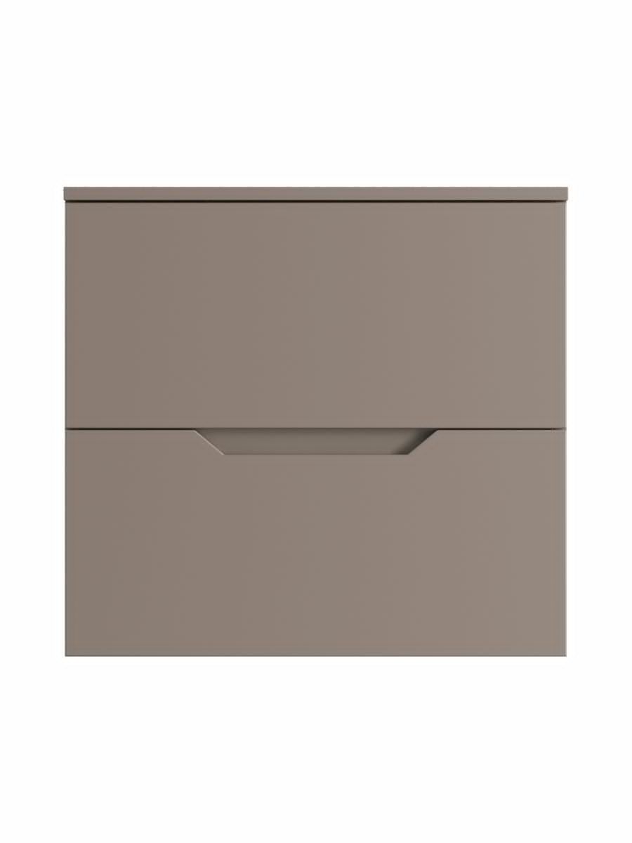 Тумба под раковину Orange Line Li-60TuLMDF 60х50 подвесная цвет серый