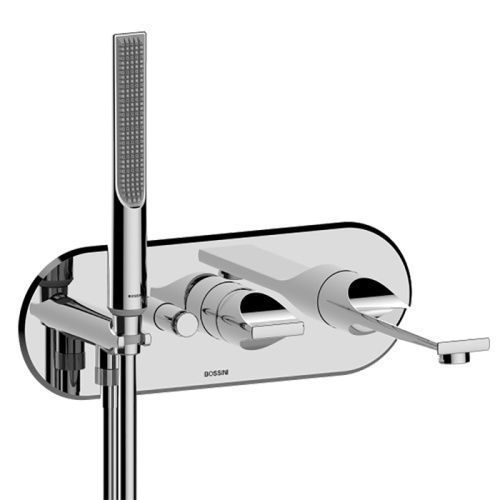 Смеситель для ванны Bossini Apice Z00555.030 встраиваемый в стену хром (внешняя часть)