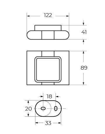 Мыльница Art&Max PLATINO AM-E-3999-MB - фото 2