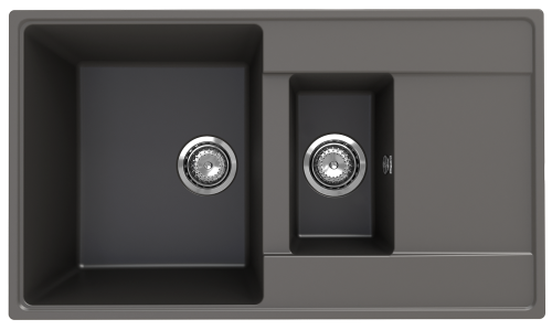 Кухонная мойка Ulgran Quartz Prima 860 1,5 K-09 85х50 цвет серый