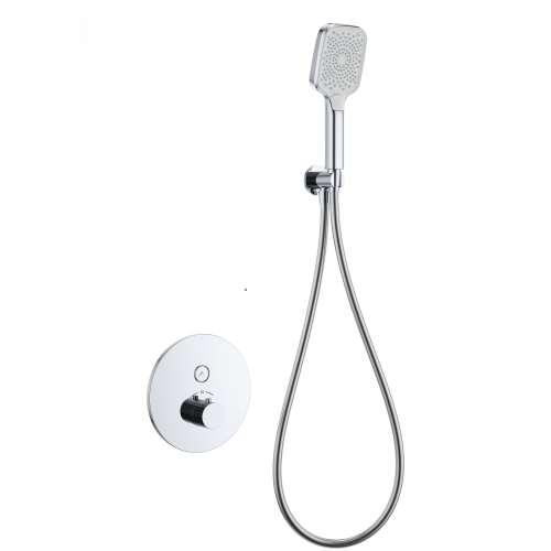 Смеситель для душа Wonzon & Woghand WW-D1017-A-CR встраиваемый в стену хром с термостатом