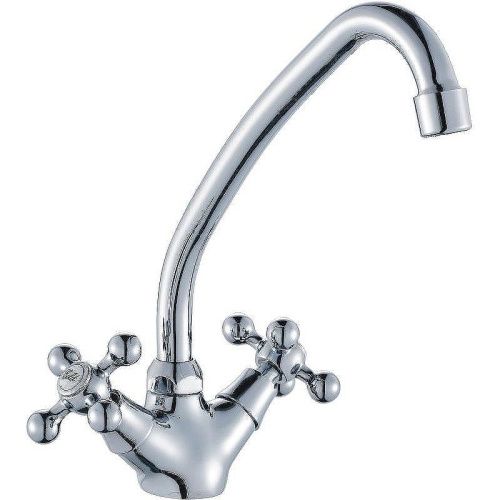 Смеситель для кухни Haiba HB19 HB4519 на мойку хром