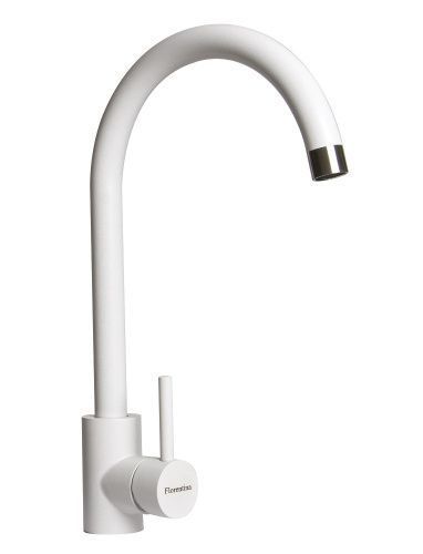 Смеситель для кухни Florentina Юна 313.39H.1123.201 на мойку белый